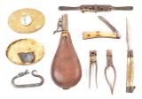 LOT OF 7: BLACK POWDER ACCESSORIES.