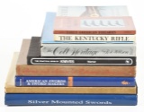 LOT OF 9: SWORD AND EARLY FIREARM REFERENCE BOOKS.