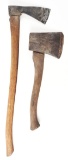 LOT OF 2: VINTAGE AXES, CIRCA 19TH CENTURY.