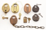 LOT OF 7: US MILITARY AND CIVILIAN LOCKS.