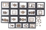 LARGE LOT OF REPRODUCTION CIVIL WAR CONFEDERATE BELT BUCKLES & BUTTONS.