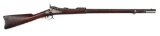 (A) SPRINGFIELD 1884 TRAP DOOR SINGLE SHOT RIFLE.