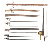 LOT OF 8 U.S. VARIOUS BAYONETS