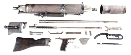 SELDOM ENCOUNTERED SAVAGE LEWIS .30-06 GROUND TYPE MACHINE GUN PARTS KIT.
