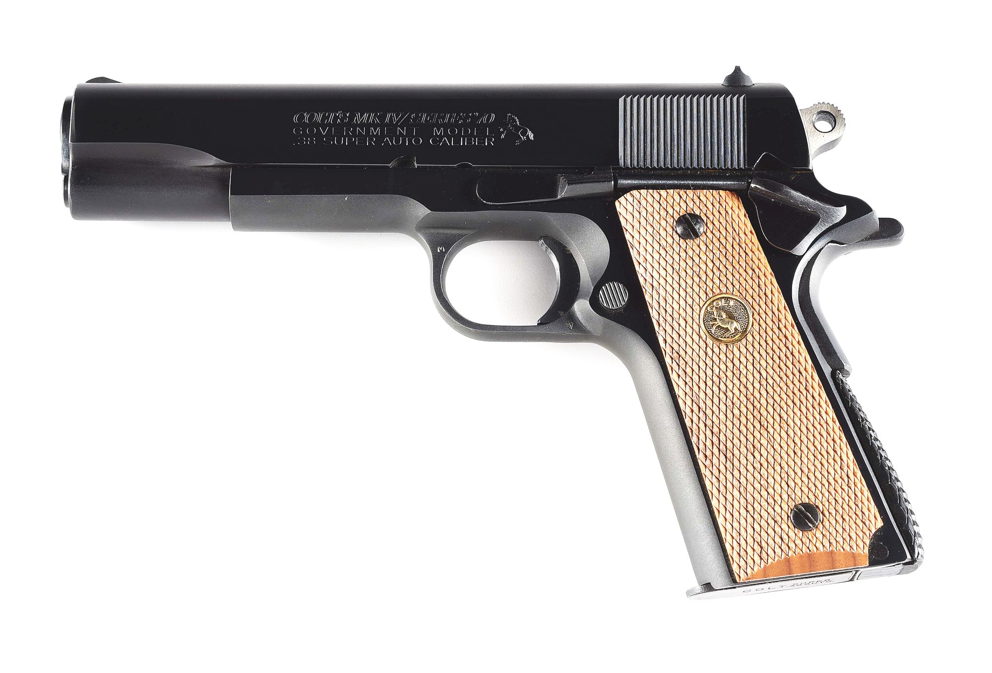 M) COLT GOVERNMENT MODEL MKIV SERIES 70 .38 | Proxibid
