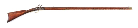 (A) FLINTLOCK KENTUCKY BUCK AND BALL RIFLE ATTRIBUTED TO MELCHIOR FORDNEY.