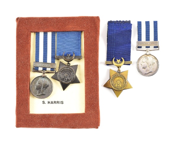 LOT OF 3: BRITISH EGYPT AND KHEDIVE'S STAR MEDALS.