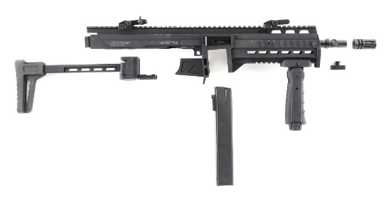 VERY DESIRABLE LAGE MANUFACTURING M11/NINE MAX-31 MK2 UPPER ASSEMBLY WITH LAGE K FOLDING STOCK.