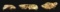 LOT OF 3: GOLD NUGGETS