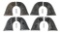 LOT OF 4 COLT GUTTA PERCHA GRIPS FOR SAA.