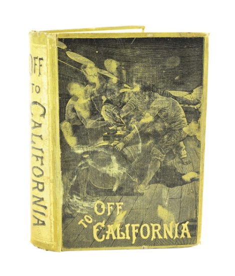 OFF TO CALIFORNIA HARDBOUND BOOK.