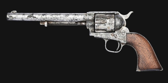 (A) AINSWORTH INSPECTED COLT CAVALRY SINGLE ACTION ARMY, SERIAL NUMBER 234, RECOVERED FROM AN INDIAN