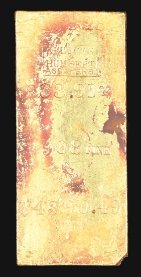 GOLD INGOT OFF FAMOUS "CENTRAL AMERICA" SHIPWRECK.