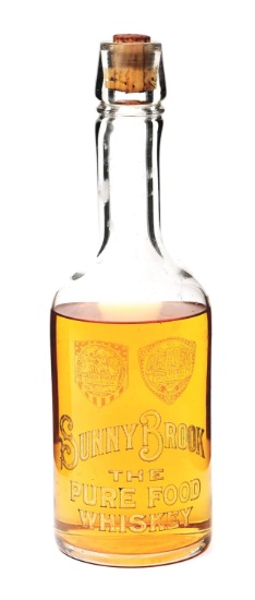 SUNNY BROOK BACKBAR WHISKEY BOTTLE.