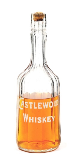 CASTLEWOOD WHISKEY BACKBAR BOTTLE.
