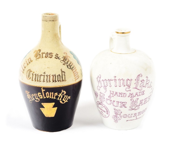 LOT OF 2: STONEWEAR JUGS.