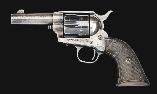 (A) VERY RARE AND DESIRABLE COLT FRONTIER SIX SHOOTER SHERIFFS MODELS SINGLE ACTION REVOLVER (1892).