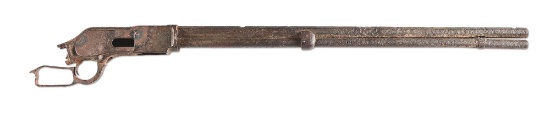 (A) WINCHESTER 1876 IN RELIC CONDITION.