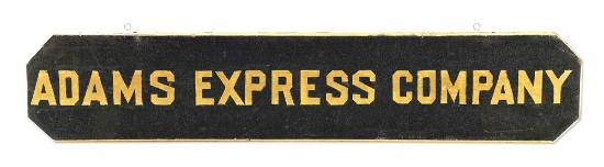 ADAMS EXPRESS COMPANY WOOD SIGN.