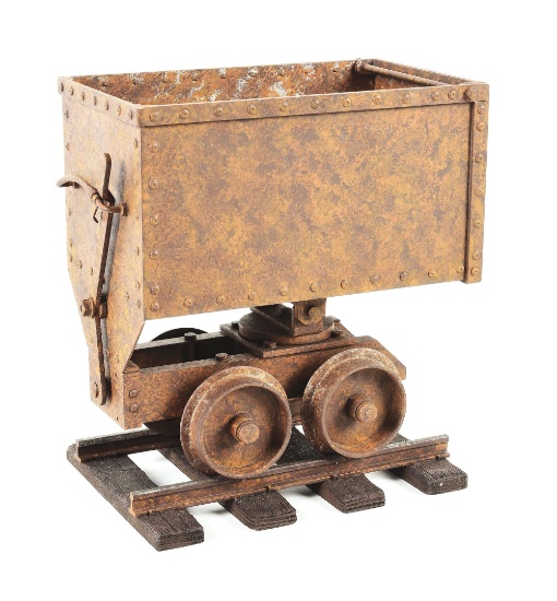 EARLY MODEL COAL MINER'S CART.