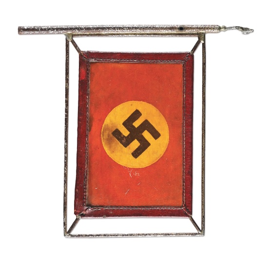 THIRD REICH NSDAP VEHICLE PENNANT.