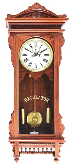 CHERRY REGULATOR CLOCK.