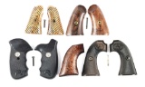 LOT OF 5 COLT AND SMITH & WESSON GRIPS.