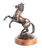 AN ATTRACTIVE RAMPANT COLT BRONZE AFTER THOMAS PALMERTON.