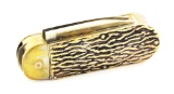 POCKET KNIFE FIGURAL MATCH SAFE.