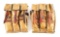 INCREDIBLY RARE PAIR OF ORIGINAL GERMAN WW II MP44 MACHINE GUN GAS CAPE MATERIAL MAGAZINE POUCHES.