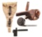 BING MANUFACTURED GERMAN LUGER SNAIL DRUM WITH LOADER, LEATHER CARRIER, AND CANVAS CARRIER.