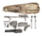 NEAR MINT CONDITION SET OF M-60E4 MACHINE GUN PARTS TO CONVERT M-60 MACHINE GUN.