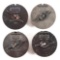 LOT OF 4 THOMPSON DRUMS.