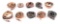 LOT OF 9: GERMAN LEATHER SLINGS.