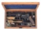 (A) VERY FINE CASED ADAMS PATENT DOUBLE ACTION PERCUSSION REVOLVER BY JOHN JEFFERSON.