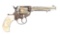 (A) COLT 1877 THUNDERER .41 COLT REVOLVER, FACTORY ENGRAVED.