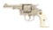 (C) FACTORY ENGRAVED COLT ARMY SPECIAL DOUBLE ACTION REVOLVER WITH CARVED PEARL GRIPS AND INSCRIPTIO