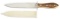MICHAEL PRICE BELT KNIFE WITH STAG HANDLE.