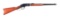 (A) WINCHESTER MODEL 1873 SADDLE RING CARBINE.