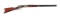 (A) DELUXE OPEN TOP WINCHESTER 1876 LEVER ACTION RIFLE (1878).