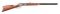 (A) WINCHESTER MODEL 1886 LEVER ACTION RIFLE.