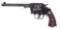(C) VERY FINE COLT NEW SERVICE DOUBLE ACTION REVOLVER WITH FACTORY LETTER.