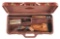 (M) FAUSTI SLE DOUBLE RIFLE IN .243 WINCHESTER, ENGRAVED BY MUFFOLINI, WITH CASE.
