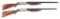 (C) LOT OF 2: CABOT AND WEBSTER DESIGNED PRESIDENTIAL GRADE CONSECUTIVE PAIR ITHACA MODEL 37S WITH E