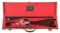 (C) W. ATKINSON 12 GAUGE SLE SIDE BY SIDE SHOTGUN WITH CASE.