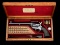 (A) RARE COLT LONDON FLATTOP TARGET SINGLE ACTION REVOLVER WITH FACTORY CASE AND FACTORY LETTER.