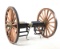 ATTRACTIVE MAXIM MACHINE GUN CARRIAGE WITH WOODEN AMMUNITION BOXES.