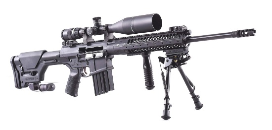 (M) LWRC R.E.P.R. SEMI-AUTOMATIC RIFLE WITH TRIJICON OPTIC.