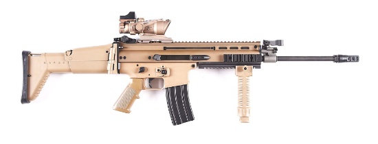 (M) FNH SCAR 16S 5.56X45MM SEMI-AUTOMATI CRIFLE WITH TRIJICON ACOG.