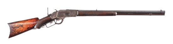 (A) DELUXE WINCHESTER MODEL 1873 LEVER ACTION RIFLE.